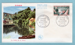 FDC France 1961 - Dinan - Vallée De La Rance - YT 1315 - 22 Dinan - 1960-1969