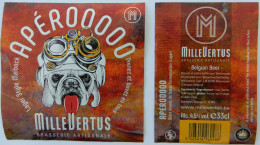 Bier Etiket (5s4), étiquette De Bière, Beer Label, Apérooooo Brouwerij Millevertus - Bier