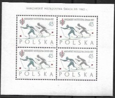 POLAND 1962 FIS Ski World Championships MNH - Blokken & Velletjes