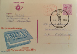 Publibel : Nr 2774 N  P010 :  RIZLA  / Verstuurd Te Roeselare / Speciale Afstempeling A. Rodenbach - Werbepostkarten