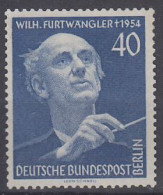 Deutschland Mi 128  1.Todestag Von Wilhelm Furtwängler - Dirigent + Komponist - Berliner Festwochen - Unused Stamps