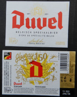 Bier Etiket (5t6), étiquette De Bière, Beer Label, Duvel 150 Jaar Brouwerij Moortgat - Bier