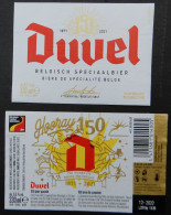 Bier Etiket (5t6), étiquette De Bière, Beer Label, Duvel 150 Jaar Brouwerij Moortgat - Cerveza