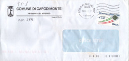 Stemma Comune Di Capodimonte (Provincia Di Viterbo) Su Busta Tipo 1 Anno 2011 - Enveloppes