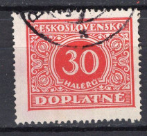 L3848 - TCHECOSLOVAQUIE TAXE Yv N°58 - Timbres-taxe