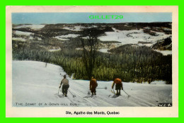 STE AGATHE DES MONTS, QUÉBEC - SKIING, IS THE START ON A DOWN-HILL RUN - WS, 4 - PECO - - Other & Unclassified