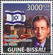 Guinea-Bissau 3908 (complete. Issue) Unmounted Mint / Never Hinged 2008 One Hundred Years City Tel Aviv - Guinea-Bissau