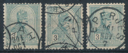 1900. Turul 3K Stamps - Oblitérés