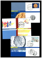 ITALIA - FDC 2002  Cartolina Maximum - MONETA UNICA EUROPEA - Maximumkarten (MC)