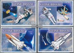 Guinea-Bissau 3570-3573 (complete. Issue) Unmounted Mint / Never Hinged 2007 International Year The Heliophysi - Guinea-Bissau