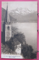 Suisse - Eglise De Montreux Et La Dent Du Midi - Très Bon état - Montreux