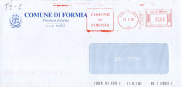 Stemma Comune Di Formia (Provincia Di Latina) Su Busta Tipo 2 Anno 2009 - Covers