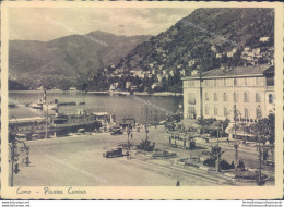 S610 Cartolina Como Citta' Piazza Cavour 1945 - Como