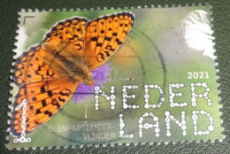 Nederland - NVPH - Xxxx - 2021 - Gebruikt - Beleef De Natuur - Duinparelmoervlinder - Gebraucht