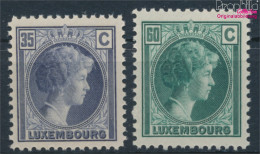 Luxemburg 205-206 (kompl.Ausg.) Postfrisch 1928 Charlotte (10368686 - Nuevos