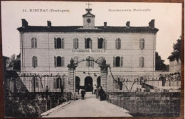 Cpa 24 Dordogne, Ribérac, Gendarmerie Nationale, Animée, écrite En 1920 - Riberac