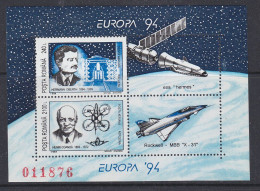 Europa Cept 1994 Romania M/s ** Mnh (59564) ROCK BOTTOM - 1994