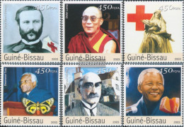 Guinea-Bissau 2174-2179 (complete. Issue) Unmounted Mint / Never Hinged 2003 Nobel Prizes - Guinea-Bissau