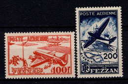 Fezzan  - 1950 - Avions  - PA 4/5 - Neufs ** - MNH - Unused Stamps