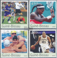 Guinea-Bissau 2064-2067 (complete. Issue) Unmounted Mint / Never Hinged 2003 Olympics Summer - Guinea-Bissau