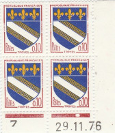 Coins Datés 29 . 11 . 76  -  Troyes - 1970-1979