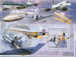 Guinea-Bissau Miniature Sheet 555 (complete. Issue) Unmounted Mint / Never Hinged 2006 History The Aviation - Guinée-Bissau