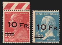 Poste Aérienne N°3/4, "ILE DE FRANCE" 1928, Surcharges FAUSSES - Neufs **/* - 1927-1959 Nuovi