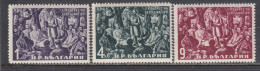 Bulgaria 1951 - 1. Kongres Des BSDP, Mi-Nr. 798/800, MNH** - Ongebruikt