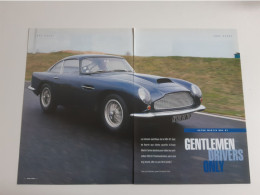 Coupure De Presse Automobile Aston Martin DB4 GT - Voitures