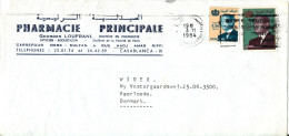 Morocco Cover Sent To Denmark 3-11-1984 - Marocco (1956-...)