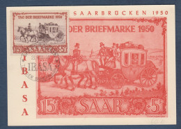 SARRE - Carte Maximum    1950 - Maximumkarten (MC)