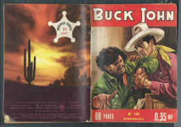 Bd " Buck John   " Bimensuel N° 189 "  Soir De Chance  "      , DL  N° 40  1954 - BE-   BUC 0204 - Small Size