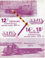 LATIL - 12 T. Totales Remorquées Moteur Diesel 80 Cv.................................. - Camiones