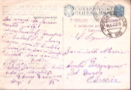 1942-Posta Militare/n.85 C.2 (11.6) Su Cartolina Franchigia Fori Spillo - Guerra 1939-45