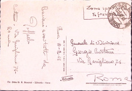 1942-ENNA Cattedrale Viaggiata Posta Militare N.3500 C.2 (13.12) Non Affrancata  - Guerra 1939-45
