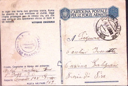 1943-Posta Militare/n.169 C.2 (8.9 Data Dell'armistizio) Su Cartolina Franchigia - War 1939-45