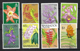 BARBADOS Ca.1986: "FLEURS" Obl. - Barbades (1966-...)