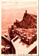 1939-SAN MARINO La Terza Torre Viaggiata Affr. Soggetti Vari C.10 - Lettres & Documents