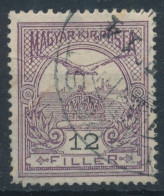 1908. Turul 12f Stamp - Misprint - Gebraucht