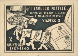 1940-"L'annullo Postale-societa' Collezionisti Di Annulli E Timbrature Postali V - Werbung