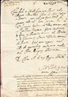 1628-Venezia 29 Giugno Lettera Con Dichiarazione Di Nicolò Formentini Con Sigill - Documentos Históricos