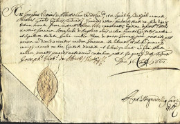 1662-lettera Del Canonico E Vicario Vescovile Di Trento Giuseppe Vittorio Albert - Documents Historiques