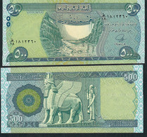 IRAQ P98 500 Dinars 2013 AH 1435 Signature 17 Saeed / Mark For Blind UNC. - Irak