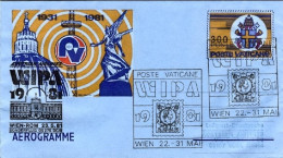 Vaticano-1981 Posta Dal SCV Per "Wipa "volo Vienna-Roma Del 23 Maggio,tiratura P - Airmail