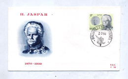 Lettre Cachet Bruxelles Jaspar - Storia Postale