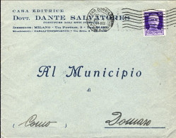 1944-RSI Frode Postale, Propaganda Di Guerra 50c.viola Con Appendice Sinistra Ta - Marcofilie