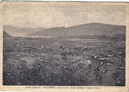 1944-RSI Cartolina Valle Caloppia Villongo (Bergamo) Panorama Affr. 5c.+posta Ae - Bergamo