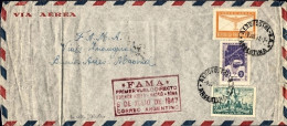 1947-Argentina Cat.Pellegrini Euro 300, I^volo Diretto Buenos Aires-Madrid-Roma  - Poste Aérienne