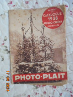 Photo Plait : Extrait Du Catalogue 1938 Photo-Cinema Nouveautes - Fotografia