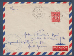 TUNISIE  Cachet  Hexagonal Pointillé  SIDI BOU ROUIS - Storia Postale